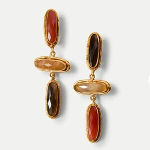 Sylvia Toledano Grace Multi Stone Drop Earrings